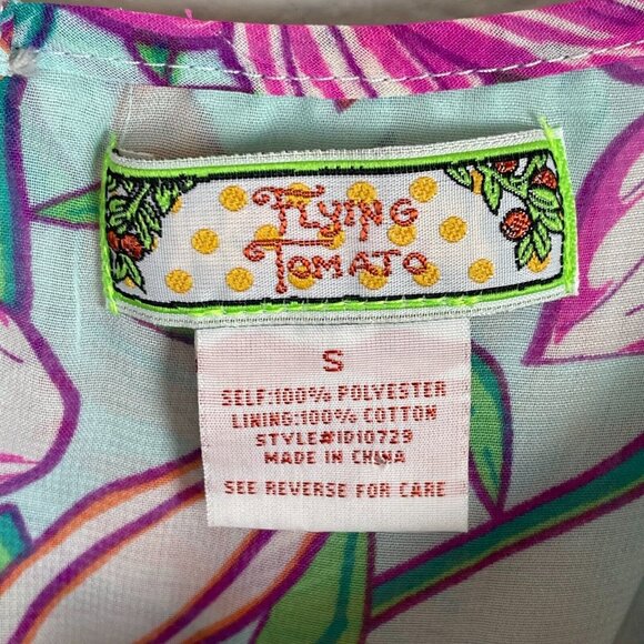 Flying Tomato Womens Small Floral Maxi Dress Sleeveless - Picture 4 of 7